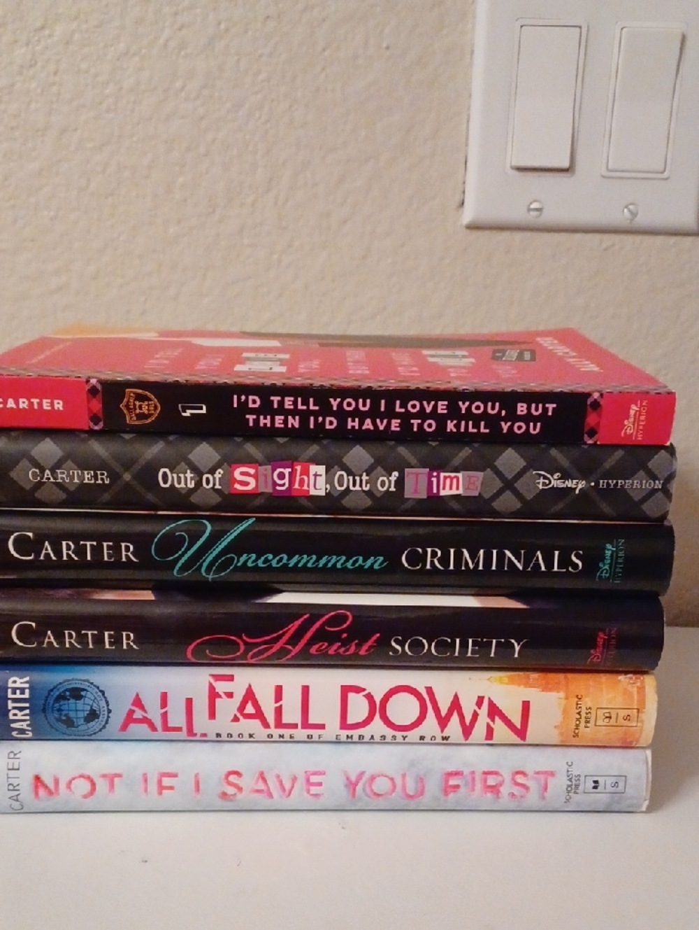 Ally Carter Paperback Book Lot Of 6